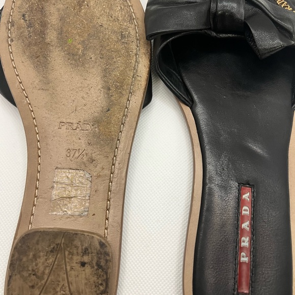 Prada black sandals in good condition used very few times - Picture 3 of 3